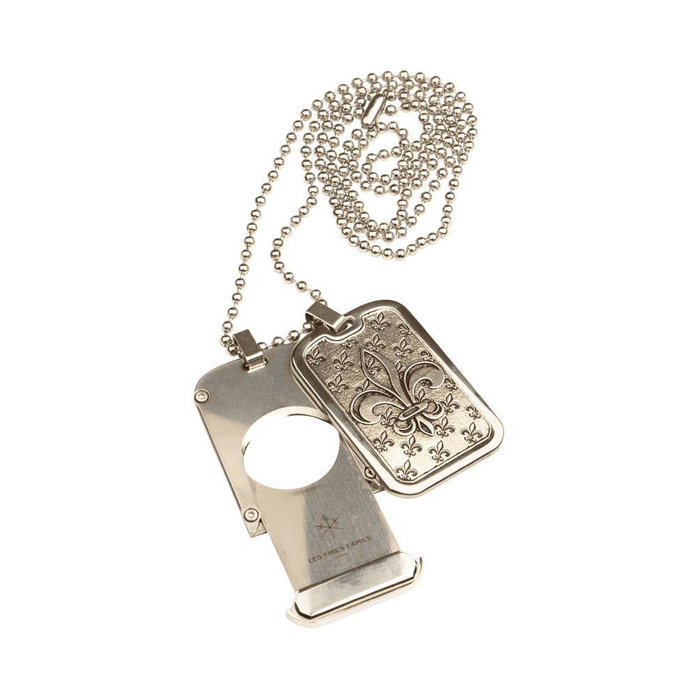 T100 Fleur De Lys Tag Cutter, , cigars